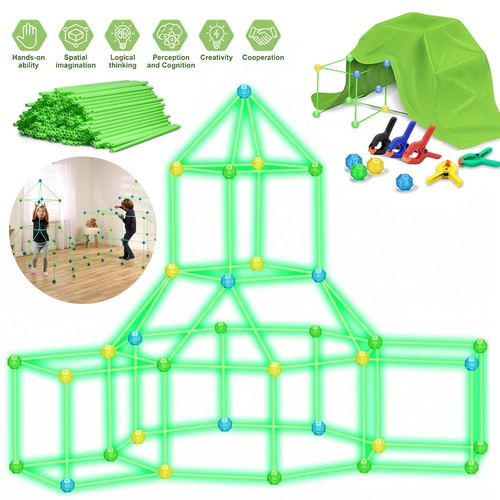 Fort building kit play tent - building,