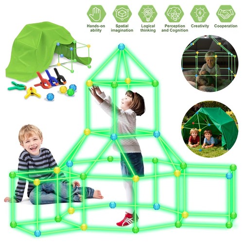 Glow the dark fort building - the,