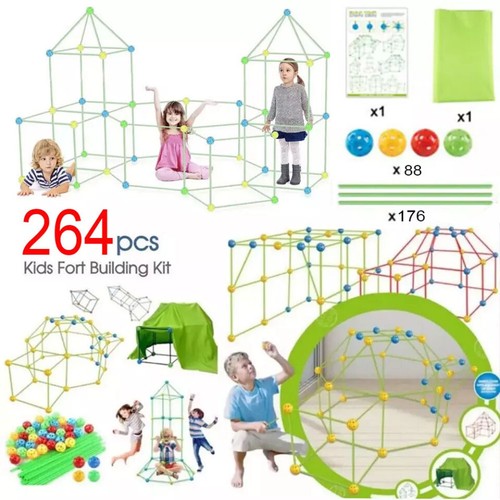 264pcs kids fort building kit - fort,