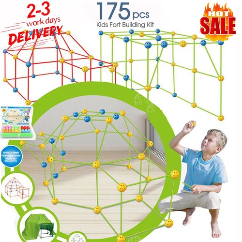 175pcs kids construction - 175pcs, fort