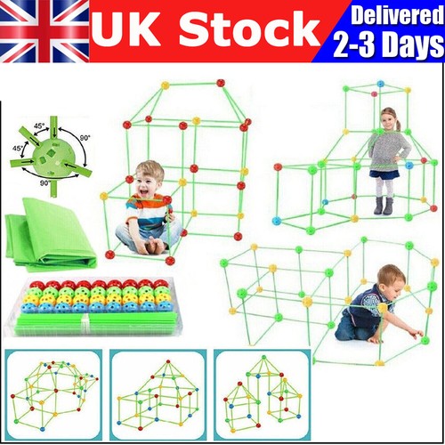 175pcs kids construction fort - construction,
