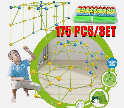 175pcs fort building kit - 175pcs, play