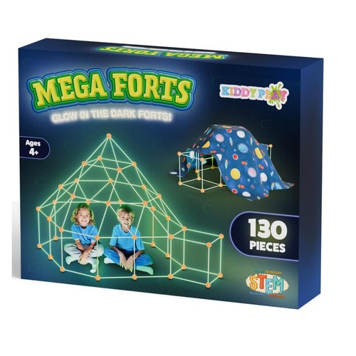 130 piece glow dark - glow, fort