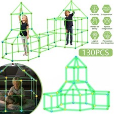 130pc Kids Construction Fort